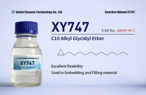 C10 ALKYL GLYCIDYL ETHERS XY747 CAS 68609-96-1, SÀN, SỬA CHỮA BÊ TÔNG, VẬT LIỆU TRÁM, NHÚNG, CHỨC NĂNG MONO EPOXY, CHẤT LỎNG TRONG SUỐT