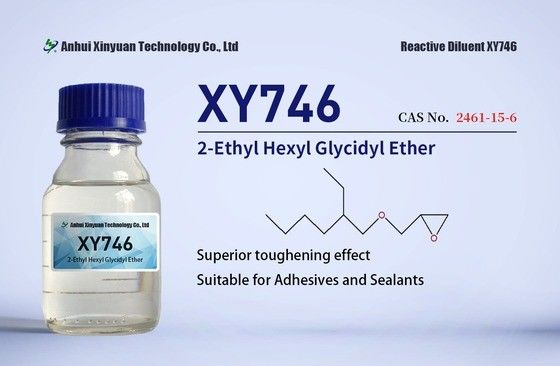 2-ETHYL HEXYL GLYCIDYL ETHERS XY746 XY746P CAS 2461-15-6, chất kết dính, lớp phủ rắn 100%, lớp phủ, công cụ, chất điều trị, chất trung gian hóa học cho polyme ghép, sơn VOC thấp